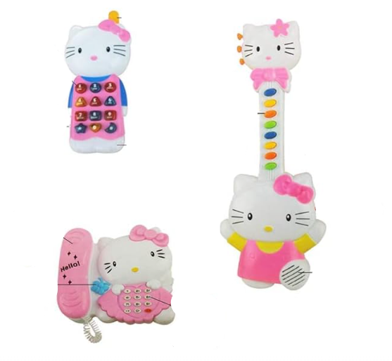 Hello Kitty 3-in-1 Guitar and Phone Set