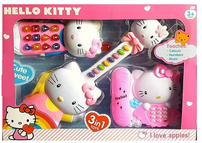 Hello Kitty 3-in-1 Guitar and Phone Set