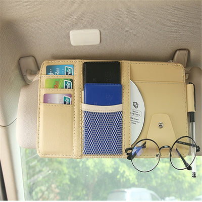 Car Sun Visor Storage Bag