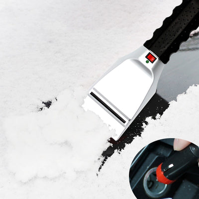 Heatable Snow Removal Shovel For Vehicle