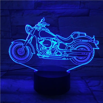 Motorcycle 3D Night Light