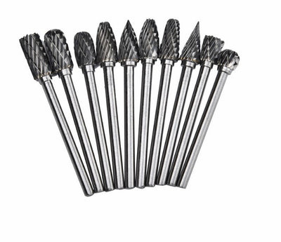 Steel Carbide Rotary Burr Set