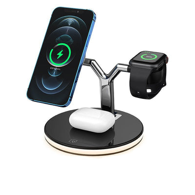 15W Wireless Fast Charging Three - In - One Fast Magnetic Wireless Charger - Zambeel