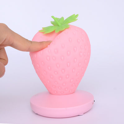 Creative Charging Strawberry Lamp Usb Three-Speed Dimming