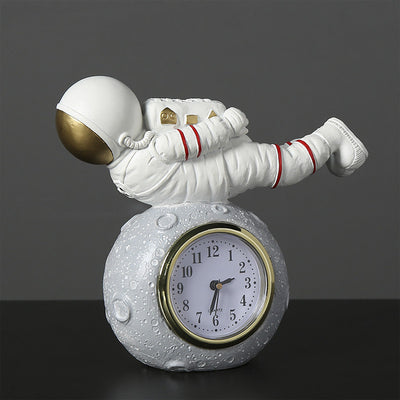 Astronaut Creative Children''s Room Bookcase Desktop Astronaut Clock Trinket Boy''s Bedroom Bedside Decoration