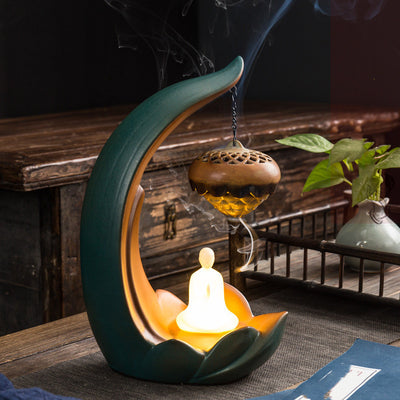 Ceramic Creative Backflow Aroma Diffuser Decoration