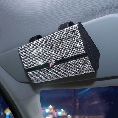 Multifunctional Glasses Case For Diamond-Encrusted Car