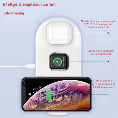 Smart Three-in-one Wireless Charger Mobile Desktop Charger