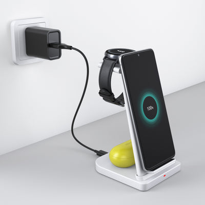 Three-in-one Wireless Phone And Watch Wireless Charging