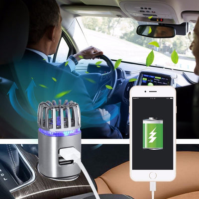 2 in 1 Car Charger Air Purifier - Zambeel