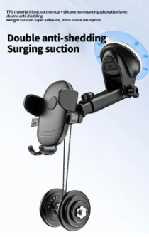 2 - in - 1 Suction Cup Car Mount - Zambeel