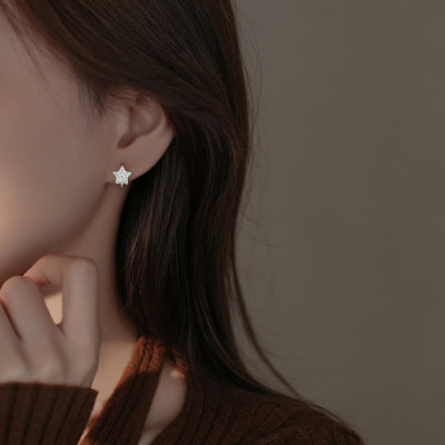 Micro Inlaid Zircon XINGX Earrings For Women