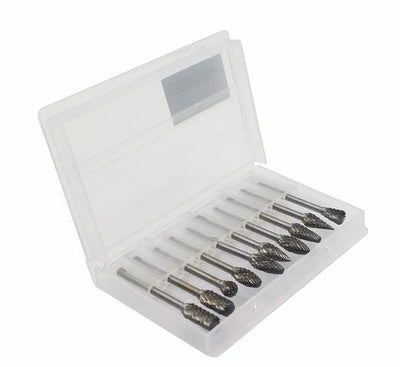 Steel Carbide Rotary Burr Set