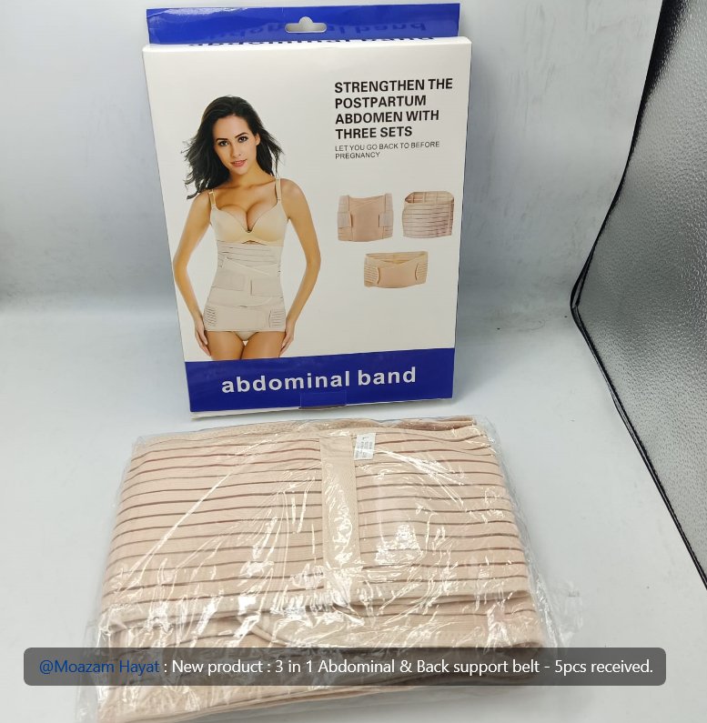 3 - in - 1 Abdominal & Back Support Belt - Zambeel