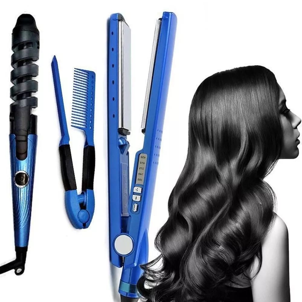 3 - in - 1 Splint Hair Straightener - Zambeel