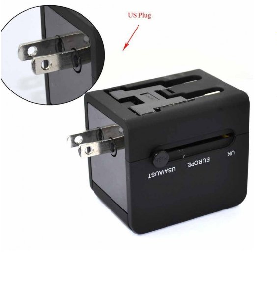 3 - in - 1 Travel Socket Adopter - Zambeel