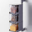 3 Layers Sticking Rotary Seasoning Kitchen Organizor - Zambeel