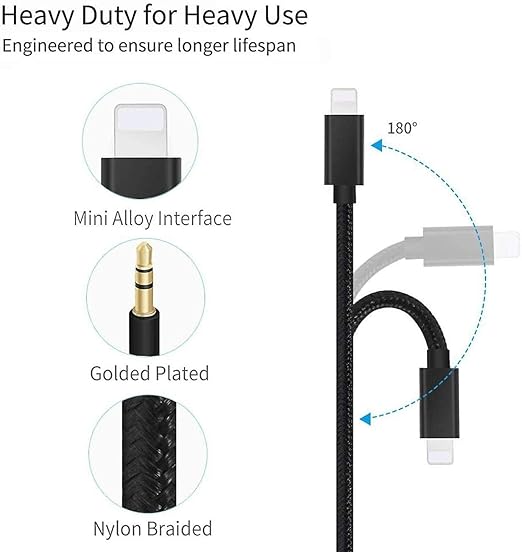 3.5MM Audio AUX Cable - Zambeel