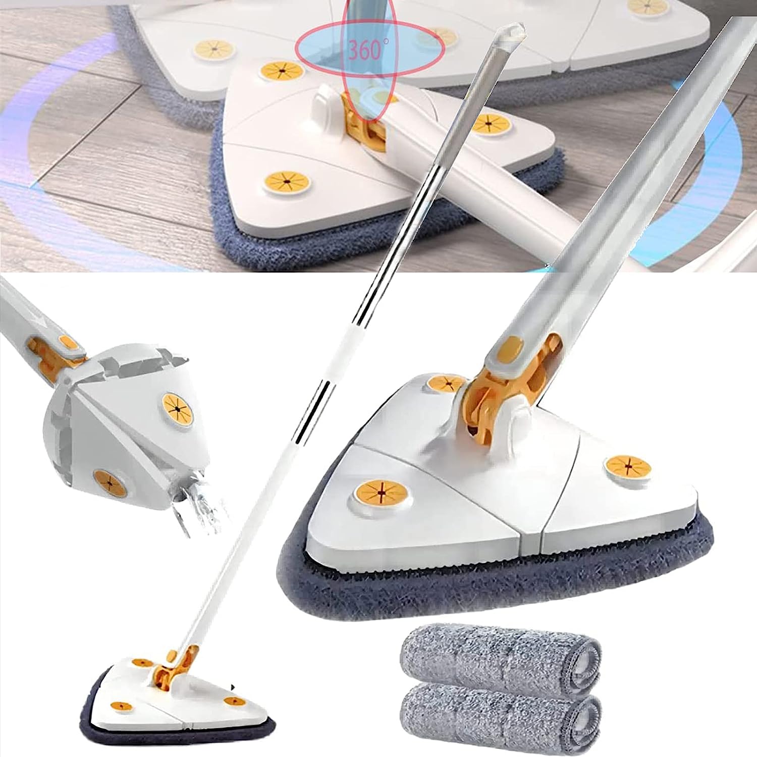 360 Rotating Adjustable Mop - Zambeel