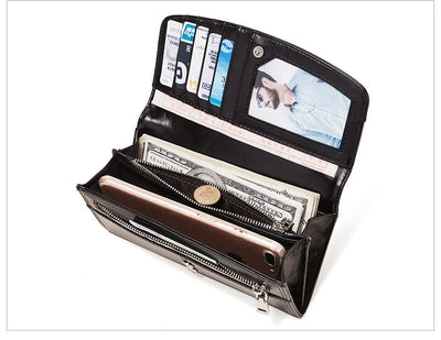 Card Slot Wallet European And American Wallet Mobile Phone Bag