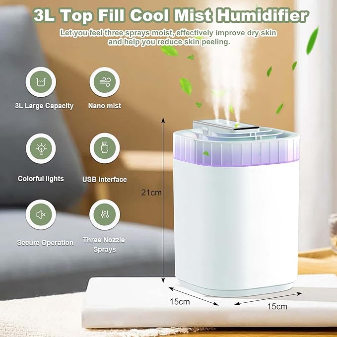 3L High Air Humidifier - Zambeel