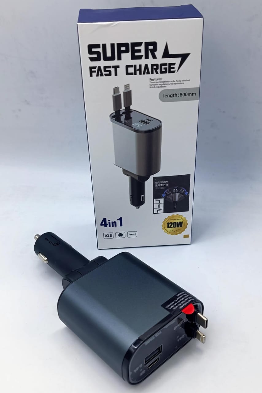 4 in 1 Retractable Charger - Zambeel