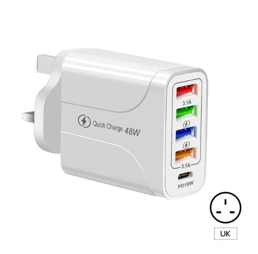 4 Port USB Charger - Zambeel