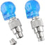 Skull Bike Tire Led Light Blue