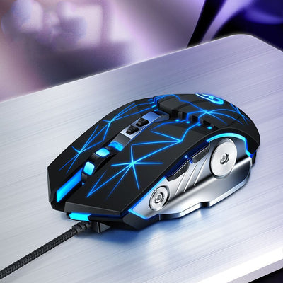 Game Optical Mouse USB Silent Light