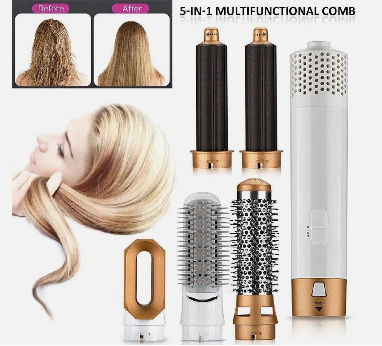 5 - in - 1 Hair Brush - Zambeel