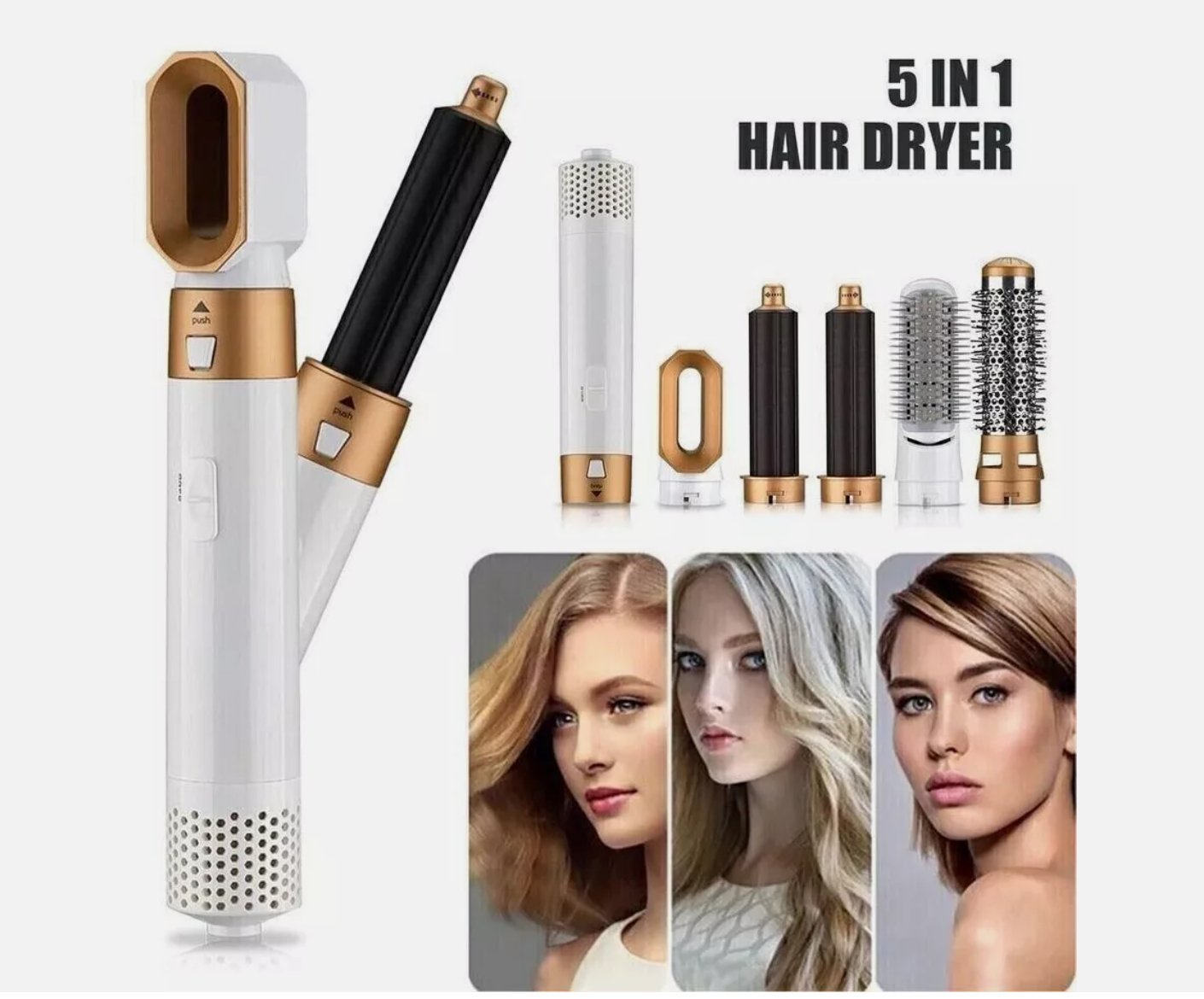 5 - in - 1 Hair Brush - Zambeel