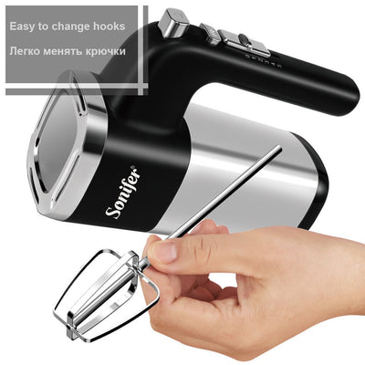 5 Speeds 500W High Power Electric Food Mixer Hand Blender Dough Blender Egg Beater Hand Mixer For Kitchen 220V - Zambeel