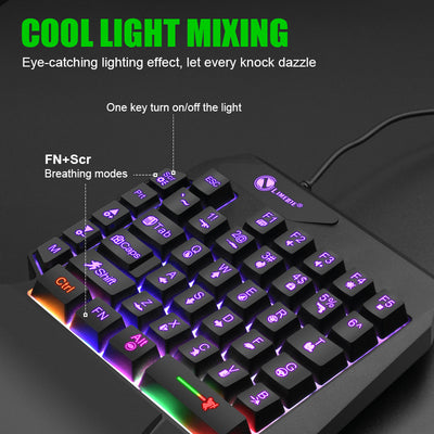 Luminous Gaming Mechanical Keyboard Mouse Converter