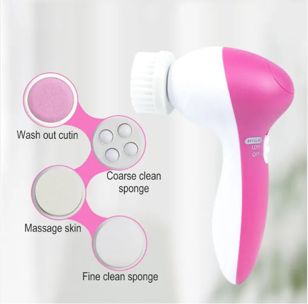 6 - in - 1 Face Cleansing Brush - Zambeel