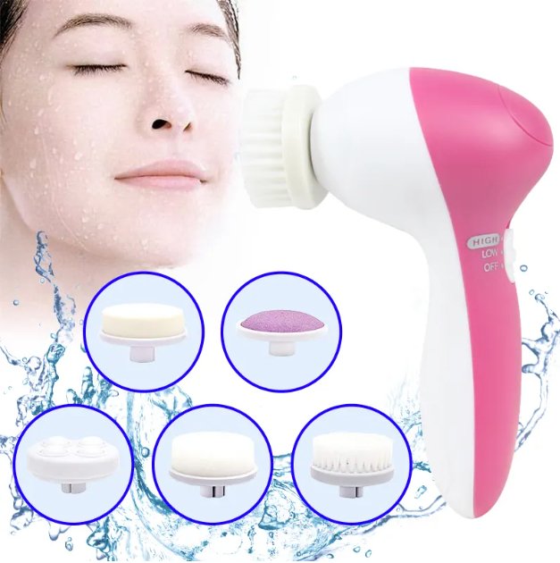 6 - in - 1 Face Cleansing Brush - Zambeel