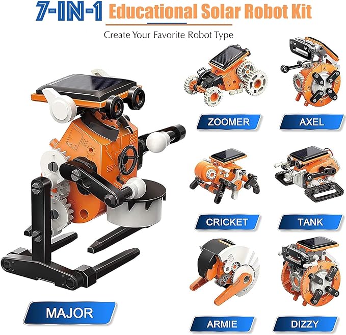 7 in 1 Solar Robot - Zambeel