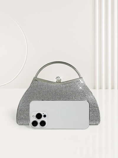 Fashion Personality Diamond Stud Portable Women's Bag