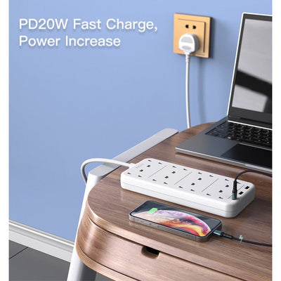 8 AC Ports Power Socket - Zambeel