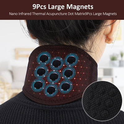 9 Magnets Elastic Physiotherapy Neck Mask - Zambeel