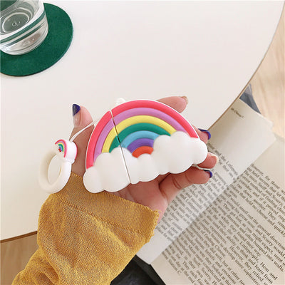 Rainbow Cloud Headphone Protective Case Silicone