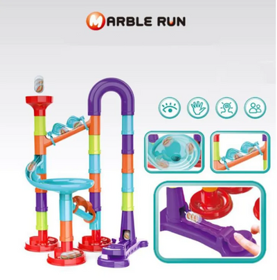 Marble Run Pipeline Toys Set (45pc)