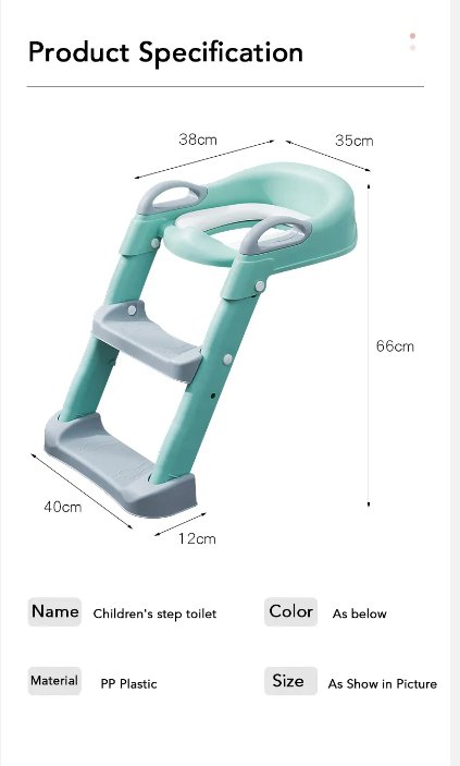 Adjustable Soft Toilet Ladder - Zambeel