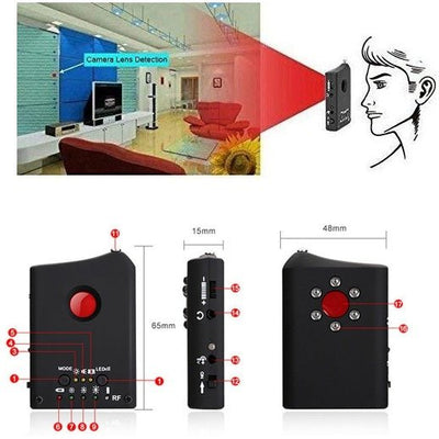 Anti - Spy Hidden Camera Signal Detector - Zambeel