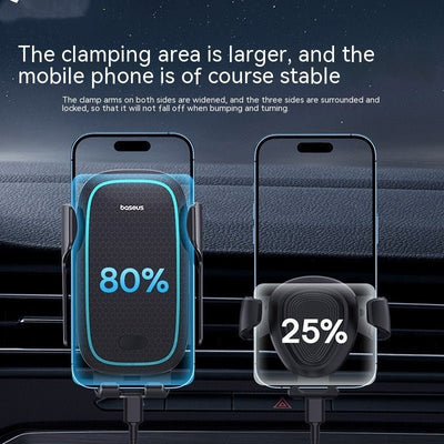 Automatic Car Phone Holder Wireless Charger - Zambeel