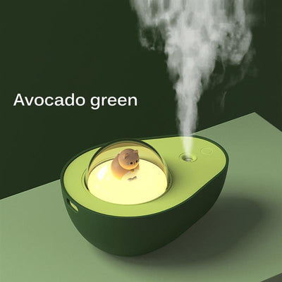 Avocado Mini Spray Humidifier USB Charging Night Light Portable Mist Sprayer For Home Car - Zambeel