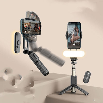 Hand-held Tripod Head Stabilizer Selfie Stick Anti-shake