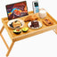 Bamboo Bed Tray Table - Zambeel