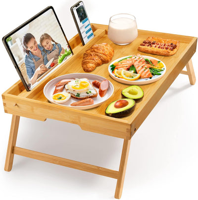 Bamboo Bed Tray Table - Zambeel