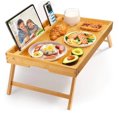 Bamboo Bed Tray Table - Zambeel