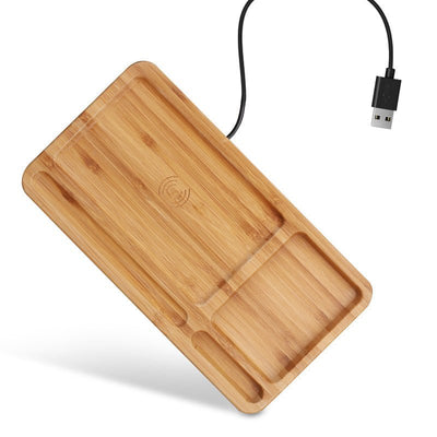 Bamboo Wood Wireless Charger - Zambeel